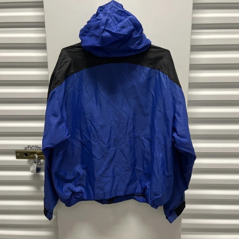 Vintage 90s Marlboro Blue Jacket size Medium Men's Full Zip Nice